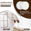 8 Pack Shower Curtain Weights, Rubber Covered Magnetic Curtain Weights,
