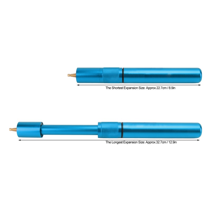 9 Inch Billards Cue Lengthening Extender Telescopic Aluminum Alloy Pool