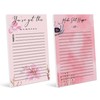 Inkdotpot Pack Of 2 Daily Planner List Undated Notepads, Memo