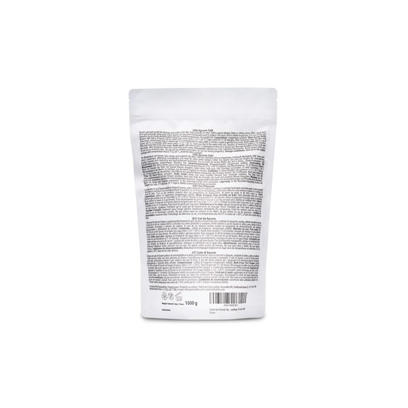 Epsom Salt Bath Salt 1000 g - Natural Salt -