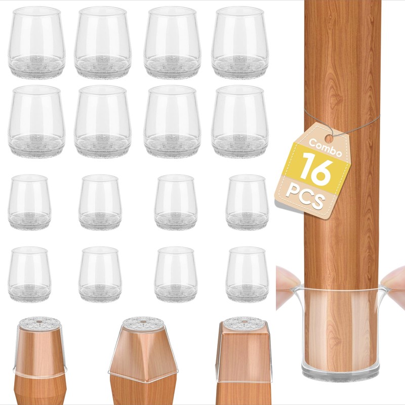 BALEINE Silicone Chair Leg Floor Protectors, Stool Leg Protectors Cap,