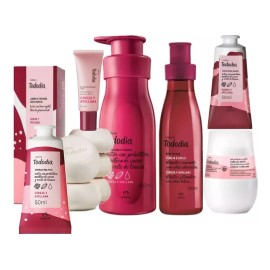 Kit Hidratación Y Protección Tododia® Cereza Y Avellana 7pzs