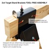 Demimy 2 Pack Heavy Duty 2x4 Target Stand Brackets, A-Frame