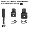 KAIFNT K459 Impact Driver Sturdy Bit Set with Adapters, 5/16-Inch