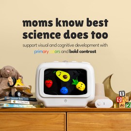 HousexHeart Dreams Baby Soother – Portable Sound Machine & Nightlight for Newborns & Infants | Gentle Motion, Calming Tropical Sounds & Remote Control | Clip-On for Crib, Car & Nursery