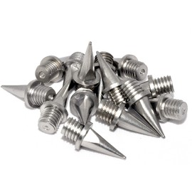 ecoSpikes Stainless Steel Track and Cross Country Spikes (1/2" Silver, 14x)