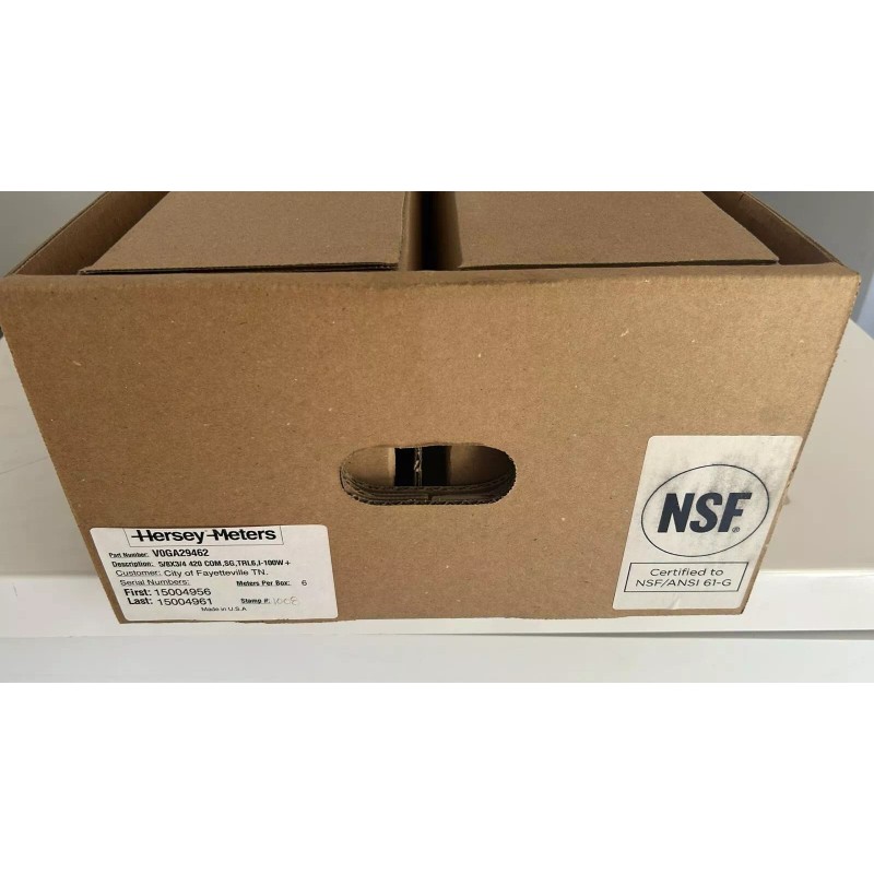 Hersey New Mueller Hersey V0GA29462 Water Meter 5/8X3/4 420 COM,SG,TRL6,I-