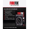 FIREFIX FIREFIX 2044 Keramikkordel ? 10mm, grau I 2m Ofendichtschnur