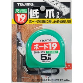 タジマ(Tajima) コンベックス 5.5m×19mm ボード19 尺相当目盛付 B19-55SBL