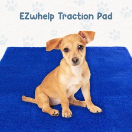 EZwhelp Traction Pad, Soft, Stable, and Washable Whelping-Box Base Mat, Puppy-Pen Floor Protector Pad, 28x28