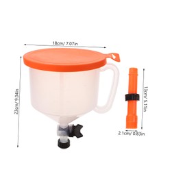 CHILDWEET Coolant Filling Funnel Kit Car Radiator Flush Kit Efficient Cleaning Tool for Coolant