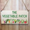 Second Ave The Vegetable Patch Wooden Hanging Gift Friendship Rectangle
