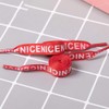 Daimay 4 Pairs Nice Text Printed Flat Shoelaces Replacement Shoelaces