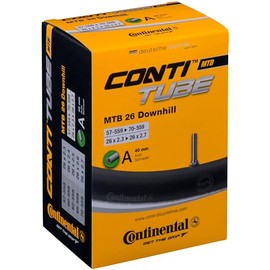 Continental 26" Downhill MTB Tube, 26 x 2.3 - 26 x 2.7 40mm Schrader Valve