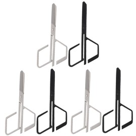 TOVINANNA 3sets Manual Nose Hair Trimming Stainless Steel Scissors for Women Men's Grooming 2pcs*3