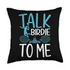 Talk Birdie To Me Throw Pillow