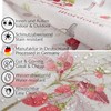 Fabric Tablecloth Washable Table Linen Tablecloth Cotton Polyester Berries Round