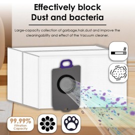 (15 Pack) Freo Z Ultra Replacement Dust Bags compatible with Narwal Flow, Freo Z Ultra Vacuum Cleaner, Disposal Bag Accessories, Freo Z Ultra Robot Vacuum Bags, Filter Bags, Canister Bags