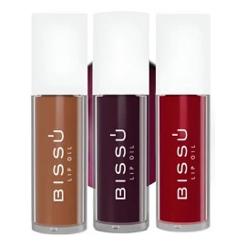 Kit 3 Tonos Lip Oil 4 G Varios Tonos Bissú Brillante