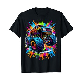 Monster Truck Lover Colorful T-Shirt