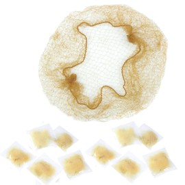 Bezavea 30Pcs Invisible Hair Nets, Ballet Hair Net for Girls, Hair Nets for Bun, Hair Bun Nets, Ballet Bun Net, Elastic Edge Mesh Hair Nets for for Women Girls Ballet Dance Catering Nurse (Brown)