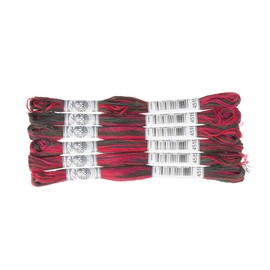 DMC Coloris #4519 DMC517B Coroli Embroidery Thread, 6 Bundles, #25
