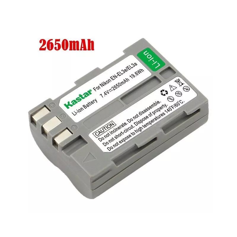 For Nikon Kastar EN-EL3e Battery for Nikon D50 D70 D70s