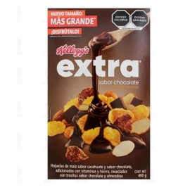 Kellogg's 2 BOXES KELLOGG’S EXTRA CHOCOLATE CON ALMENDRAS 490 GR. Mexico