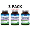 Innate Vitality Magnesium Glycinate 500 mg, 3 PACK, Chelated for