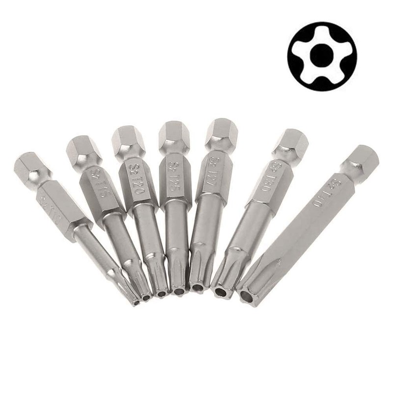 Mesee 14 Pieces 1/4 Inch Hex Shank Star Head Screw