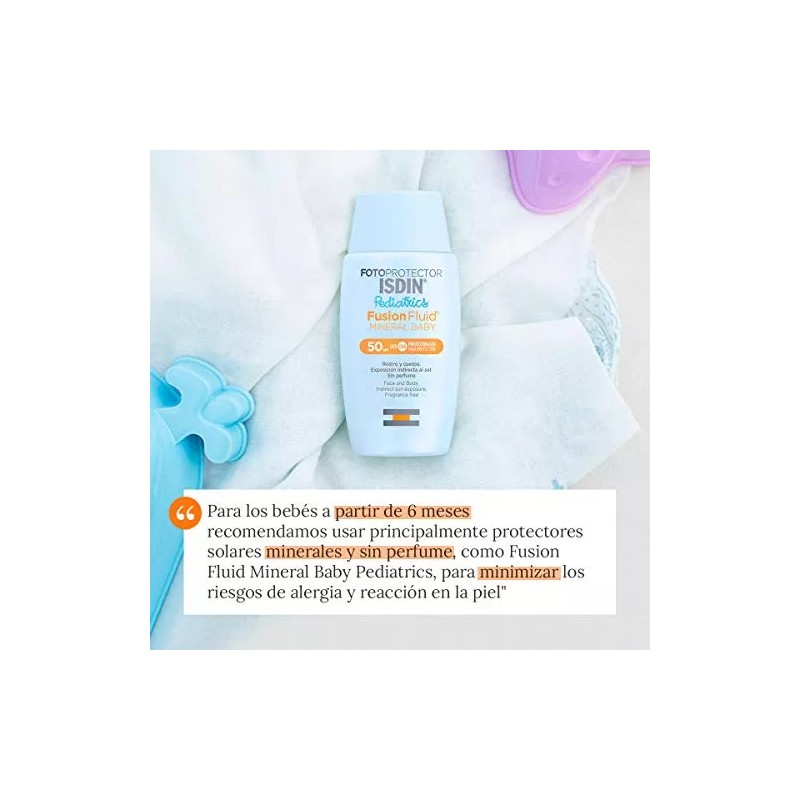 Isdin Fotoprotector Fusion Fluid Mineral Baby Pediatrics Spf