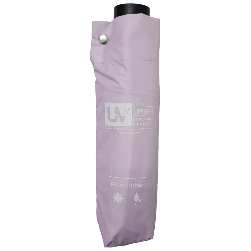 折りたたみ傘 日傘 晴雨兼用 レディース メンズ 親骨 55cm 内側コーティング UV99.9％カット 一級遮光