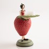 Rosemarie Schulz Decorative Tea Light Holder Strawberry Flower Girl