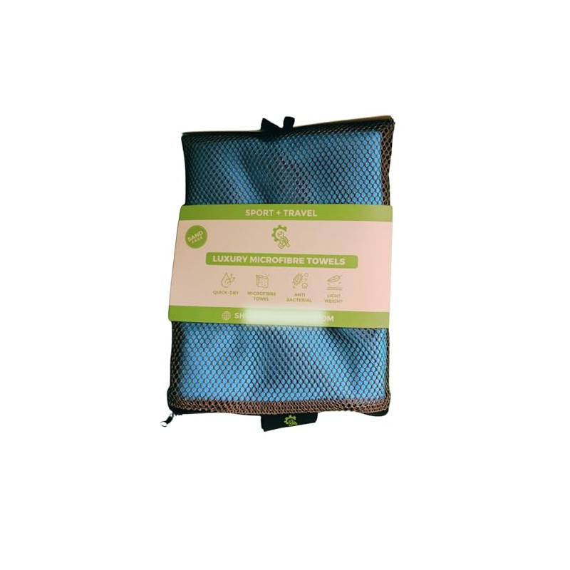 Spanner In The Works Luxury Microfibre Sports Towels, Quick-Dry, Vented