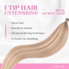 Eliysako I Tip Hair Extensions Human Hair Blonde Itip hair