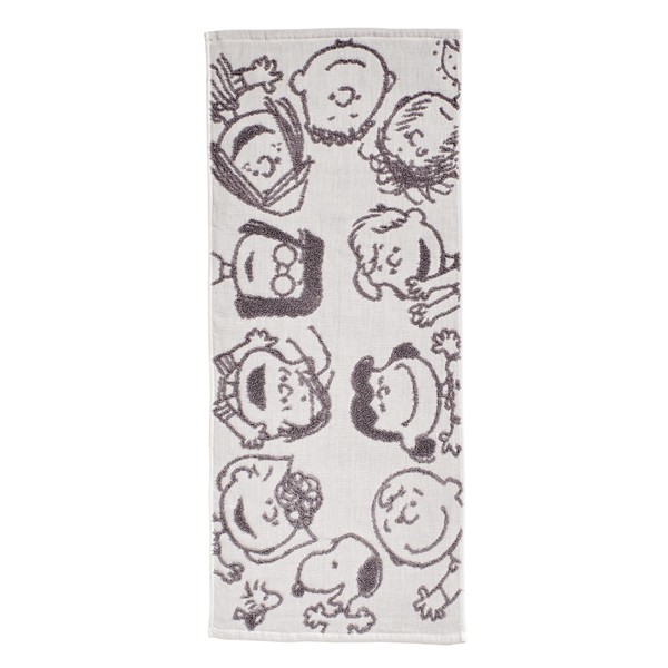 Nishikawa Snoopy Face Towel, 13.4 x 31.5 inches (34 x
