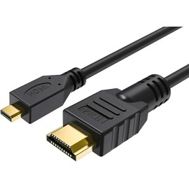 DragonTrading HDMI to MicroHDMI Cable Compatible with GoPro Hero, CanonEOS M50 M5 M6 M100 Panasonic LUMIXG7, G9,G80,GX8,GX80,GX800,G90,GH4R,FZ82,GF7,Sony Alpha a6400,a9,a7 III,a7R III,a7R III,a7R,a7 R