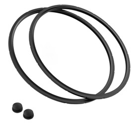 09924 Pressure Canner Sealing Ring with Overpressure Plug（ 2 Pack） Suitable For Presto 0128206 0128202 0128204 0128203 0128303 0126306 6 & 8 Quart Pressure Cooker