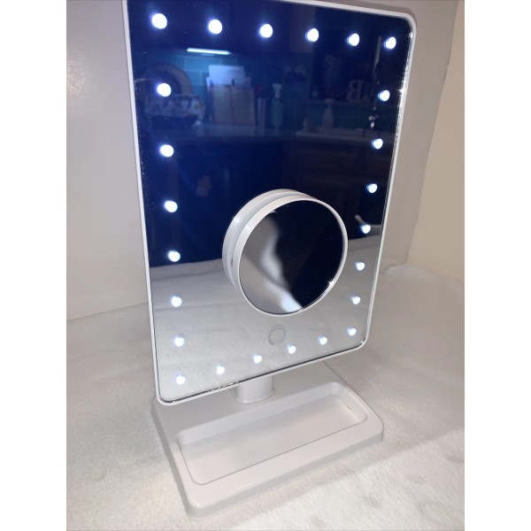 Waneway 12-Inch Screen Makeup Mirror with 24 LED Lights, Lighted