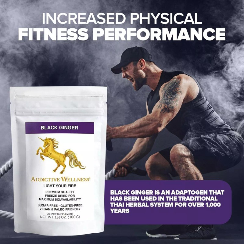 Addictive Wellness Thai Black Ginger 3.53 0z GIANT SIZE