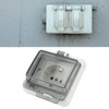 Standard IP66 Waterproof Wall Outlet Wall Mounted Concealed Plug Adapter
