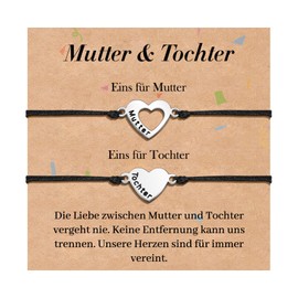 CheersLife Mother Daughter Bracelets of 2 3 4 5 Daughters Mother Son Bracelet Mum Gift Bracelet 2 3 4 5 Daughters Sons Return to School Gift Hearts Dinosaur Bracelet Set