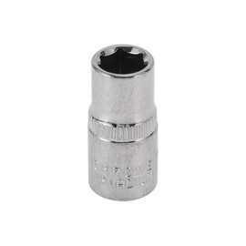 INFINAUTO Impact Socket 25mm for Car Motorcycle Dirtbike Repair Hardware Tool CR-V Silver Tone Durable 6 Point 7mm 1/4 Inch Drive