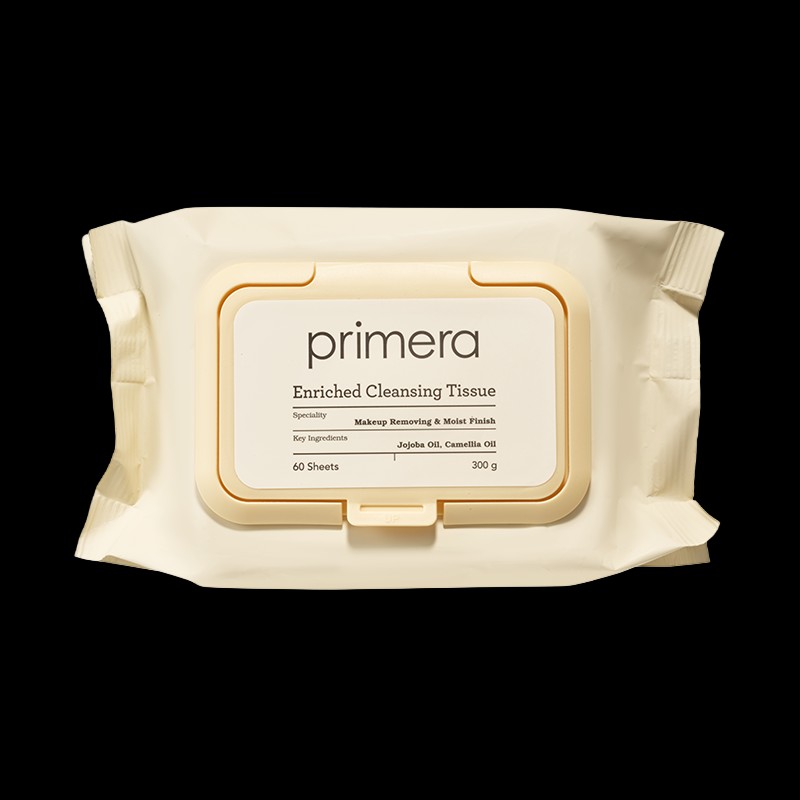 Primera [프리메라]인리치드 클렌징 티슈 60매 [Primera] Enriched Cleansing Wipes 60
