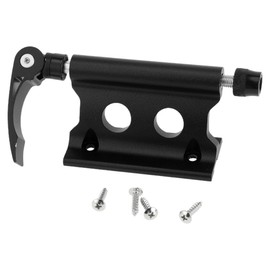 X AUTOHAUX 1 Pc Universal Quick Release Bike Fork Mount Rack for 0.26 Inch (6.5mm) / 0.79 Inch (20mm) Thru Axle with Aluminum Alloy Anti-Corrosion Black