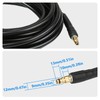 Xynovia 20M/64FT Replacement Pressure Washer Hose, High-Pressure Quick Connect Hose