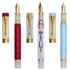 Ranvi Jinhao 100 Fountain Pen, Medium Point, Gold Trim, Red