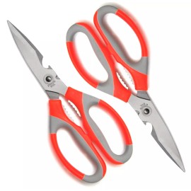 Kitchen Scissors 2 Pack - Multifunctiona