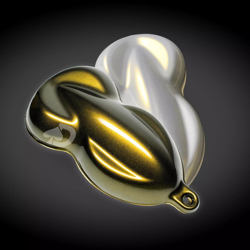 Didspade Ultra Gold Interference Mica Pearl Pigment 25g | Paint,