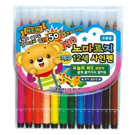 B1 Nomarji 12-Color Felt-tip Pens / B1 노마르지 싸인펜 12색
